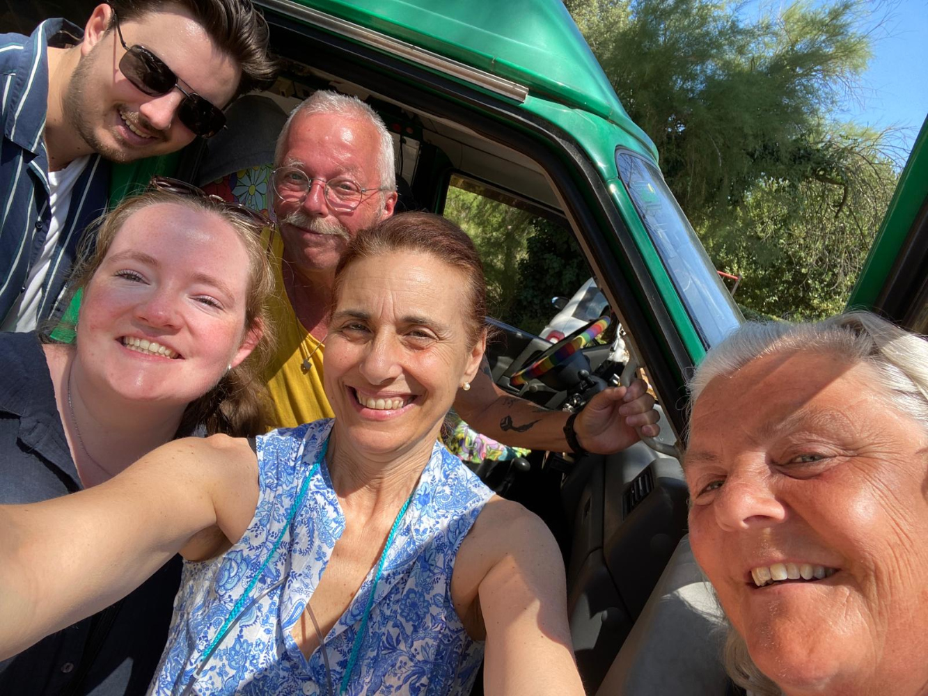 Mien en Peer in Narni scalo Italië