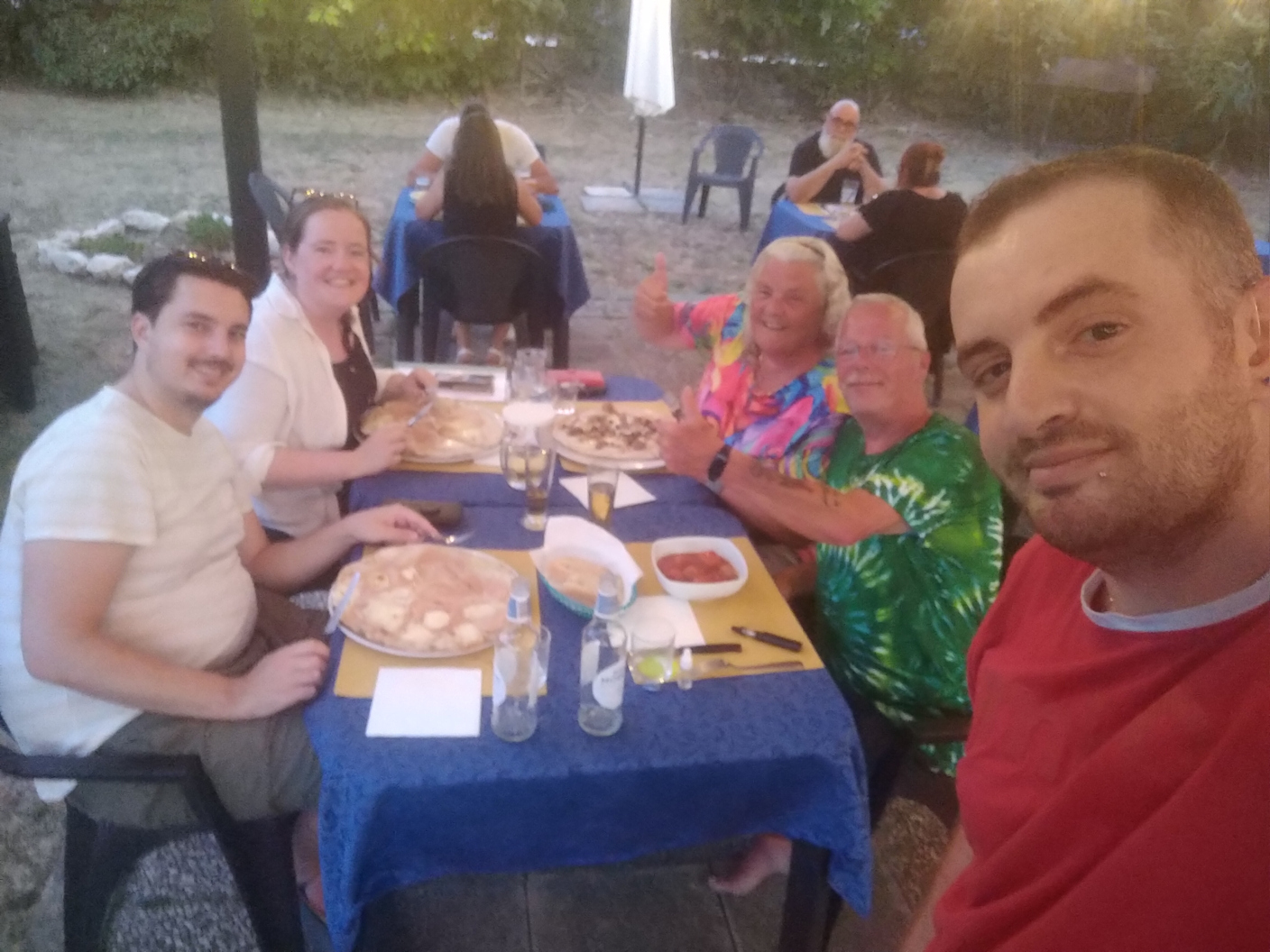 op blote voeten in Italië